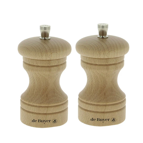 De Buyer Set Moulins à Poivre Et à Sel Paso 10 Cm