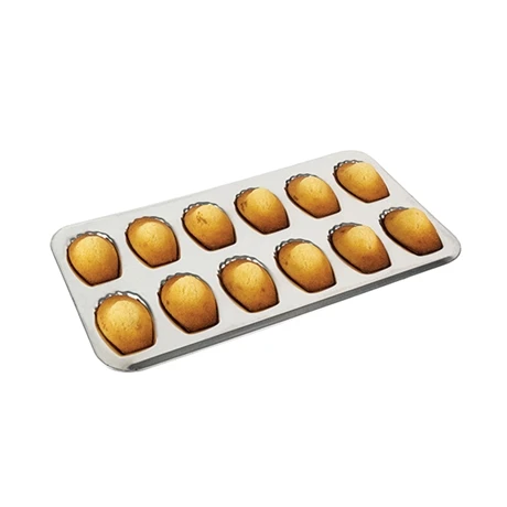 Plaque De 12 Madeleines En Fer Blanc – Image 2