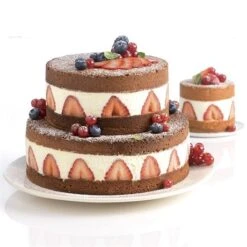 Set 3 Moules Pour Gâteaux à étages 7 Set 3 Moules Pour Gâteaux à étages -Boutique De Buyer 511076 2 4 Set 3 Moules pour gateaux a etages Mastrad