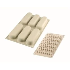 Alternative view of Silikomart Moule 3D Kit Pop 6 Éclairs