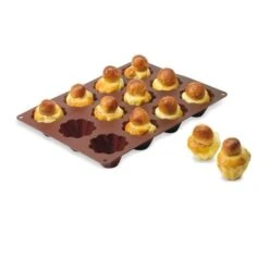 Alternative view of Flexi' Plaque Silicone 12 Petites Brioches