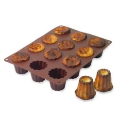 Alternative view of Flexi' Plaque Silicone 12 Canelés