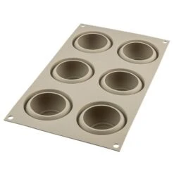 Silikomart Moule Silicone 6 Mini Gâteaux Girotondo Spirale -Boutique De Buyer 512205 1 2 Moule silicone 6 mini gateaux Girotondo spirale Silikomart