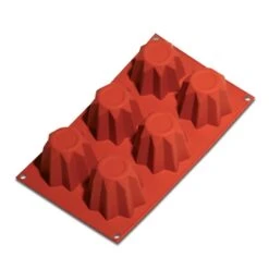 Alternative view of Silikomart Moule 6 Mini-pandoro En Silicone