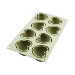 Alternative view of Silikomart Moule En Silicone Cuoricino 8 Cœurs