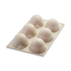 Silikomart Moule Silicone 6 Mini Gâteaux Delizia Al Limone -Boutique De Buyer 51448 2 1 Moule silicone 6 mini gateaux Delizia al limone Silikomart