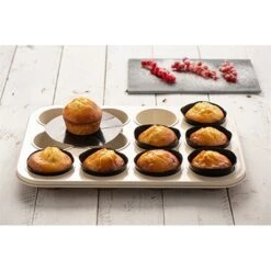 Alternative view of Feuille De Cuisson Antiadhésive Moule Muffins Set De 12