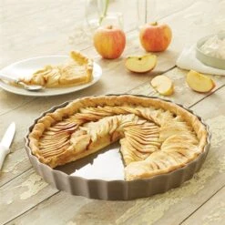 Moule à Tarte En Céramique 24 Cm Gris Taupe