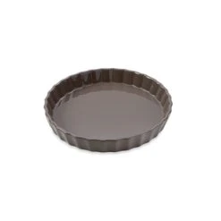 Alternative view of Moule à Tarte En Céramique 24 Cm Gris Taupe