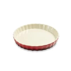 Moule à Tarte En Céramique 24 Cm Rouge
