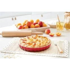 Alternative view of Moule à Tarte En Céramique 24 Cm Rouge
