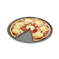 Alternative view of Moule à Pizza Ou à Tarte Perforé 37,5 Cm The Baking Experts™