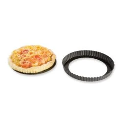 Alternative view of Moule à Tarte Amovible Acier Revêtu Bords Cannelés 24,5 Cm