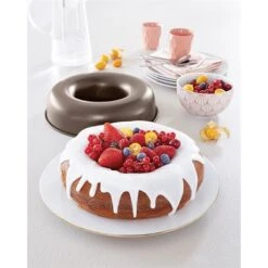 Moule à Savarin Ou Couronne Acier Revêtu Anti-adhérent 24 Cm