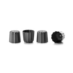 Ibili Set De 4 Moules Canelés Acier Antiadhérent 6 Cm