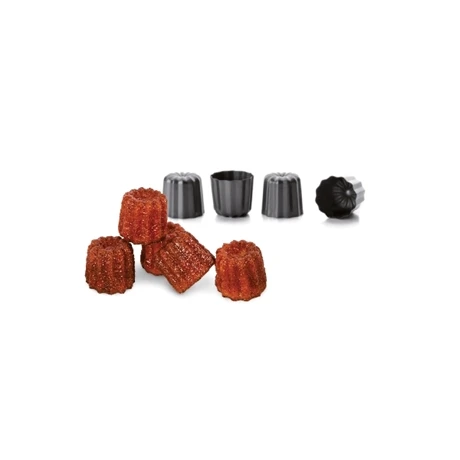 Ibili Set De 4 Moules Canelés Acier Antiadhérent 6 Cm – Image 2
