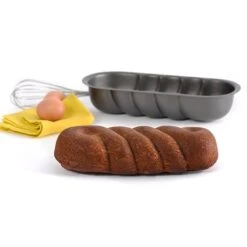 Moule Ă Brioche Torsade En Acier RevĂŞtu