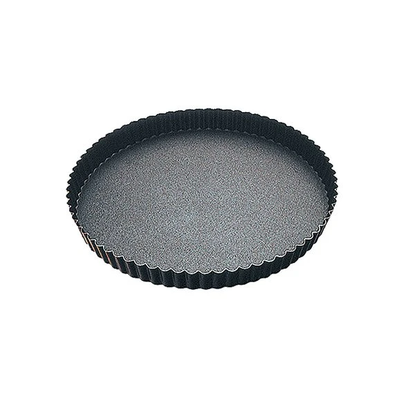 Tourtière Ronde Bords Cannelés Avec Revêtement Antiadhésif 22 Cm 1 Tourtière Ronde Bords Cannelés Avec Revêtement Antiadhésif 22 Cm