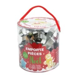 Seau 18 Emporte-pièces Acier Noël