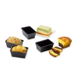 Patisse 4 Mini-moules à Cakes