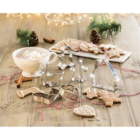 Set De 20 Emporte-pièces De Noël En Inox 4 Set De 20 Emporte-pièces De Noël En Inox – Image 4
