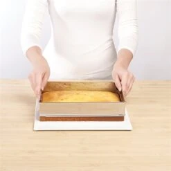 Rectangle à Gâteau Extensible En Inox 25 à 46 Cm