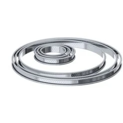 De Buyer Cercle à Tarte Inox Perforé 26 Cm