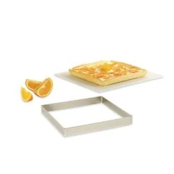 Alternative view of De Buyer Cercle à Tarte Perforé Carré 17,5 Cm