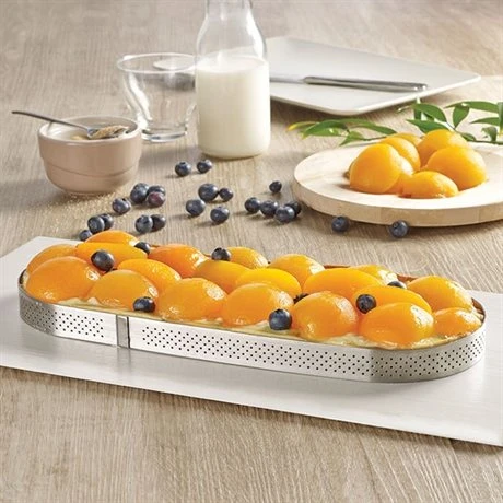 De Buyer Cercle Perforé Oblong 30 X 11 Cm 1 De Buyer Cercle Perforé Oblong 30 X 11 Cm