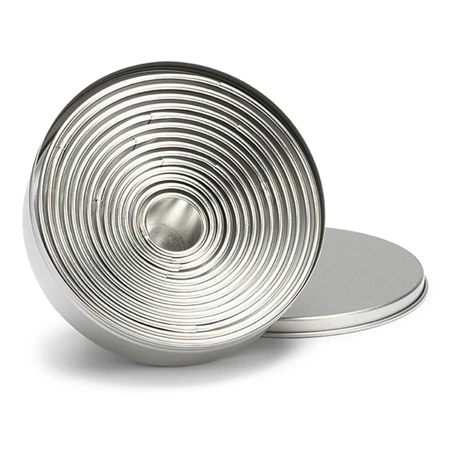 Boîte De 14 Découpoirs Ronds Lisses En Inox 2 à 11 Cm 3 Boîte De 14 Découpoirs Ronds Lisses En Inox 2 à 11 Cm – Image 3