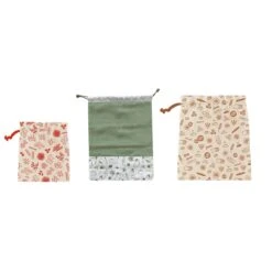3 Sacs Zéro Déchet En Coton Bio