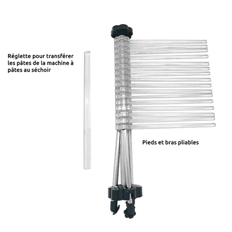 Séchoir à Pâtes Pliable 16 Bras 5 Séchoir à Pâtes Pliable 16 Bras – Image 5