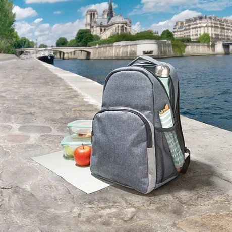 Sac à Dos Glacière Isotherme 10 L Gris – Image 5