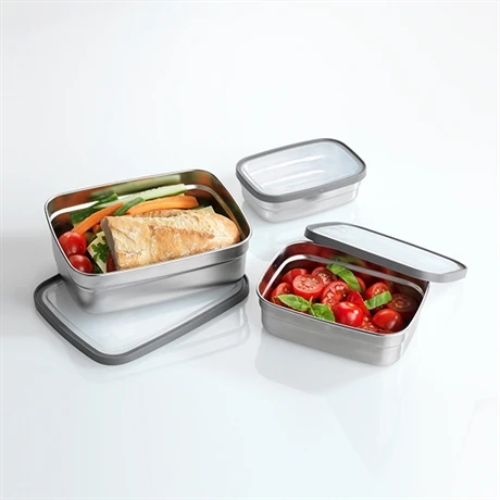 Kit Sac Isotherme, Set De Couverts Et 3 Lunch Box En Inox – Image 2