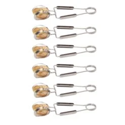 Alternative view of Lot De 6 Pinces à Escargot Inox